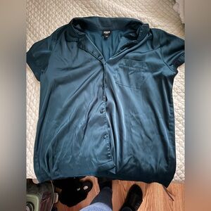 INC International Concepts Teal Button Down Shirt